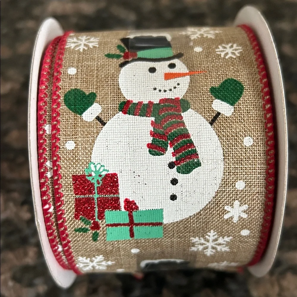 CELEBRATE IT ASSORTED HOLIDAY WIRED RIBBON 2.5 x20 FT LOT OF 3 NWT